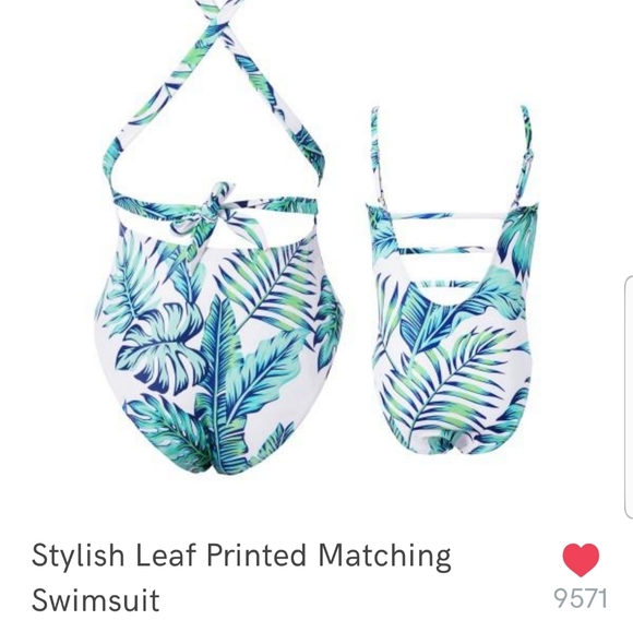 Mother & Daughter Matching Swimsuits - Picture 2 of 10
